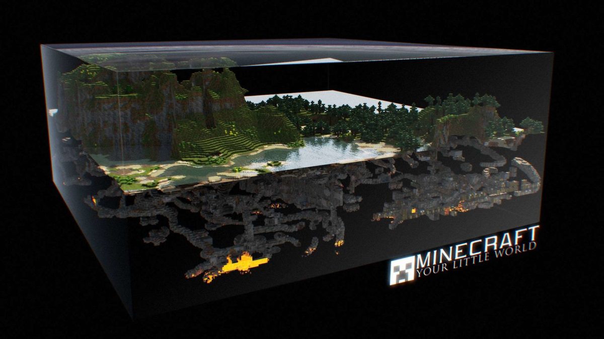 Minecraft 3D World HD Wallpaper » FullHDWpp – Full HD Wallpapers …