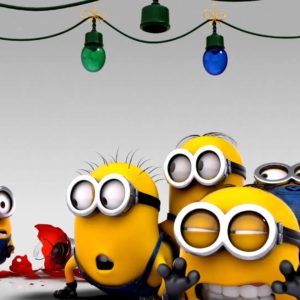 download Minions decorating for christmas wallpaper – 1170566