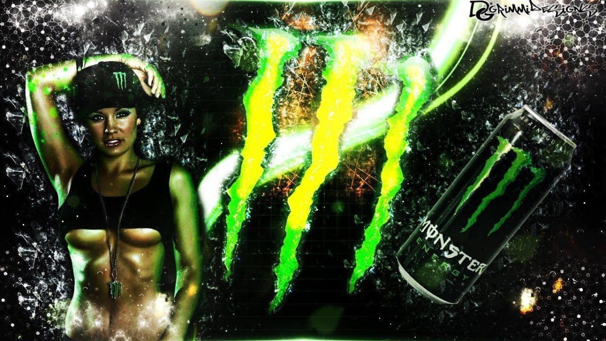 Speedart | Monster Energy Wallpaper | by GrimmiDesigns – YouTube