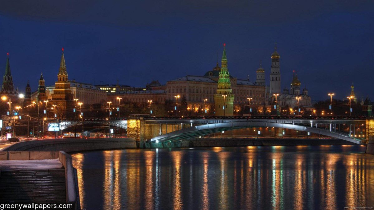 Kremlin Bridge Moscow 1920×1080 Wallpaper