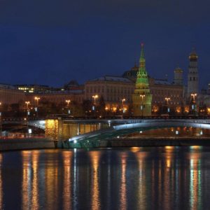 download Kremlin Bridge Moscow 1920×1080 Wallpaper