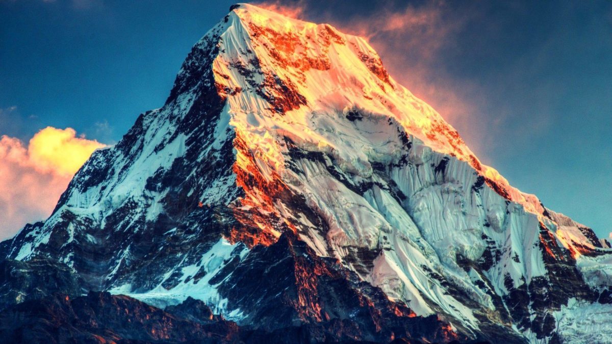 Burning Sunlight Mount Everest HD Wallpaper » FullHDWpp – Full HD …