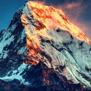 download Burning Sunlight Mount Everest HD Wallpaper » FullHDWpp – Full HD …