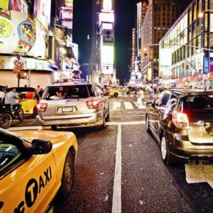 download New York City Traffic at Night Wallpaper « Wallpaperz.