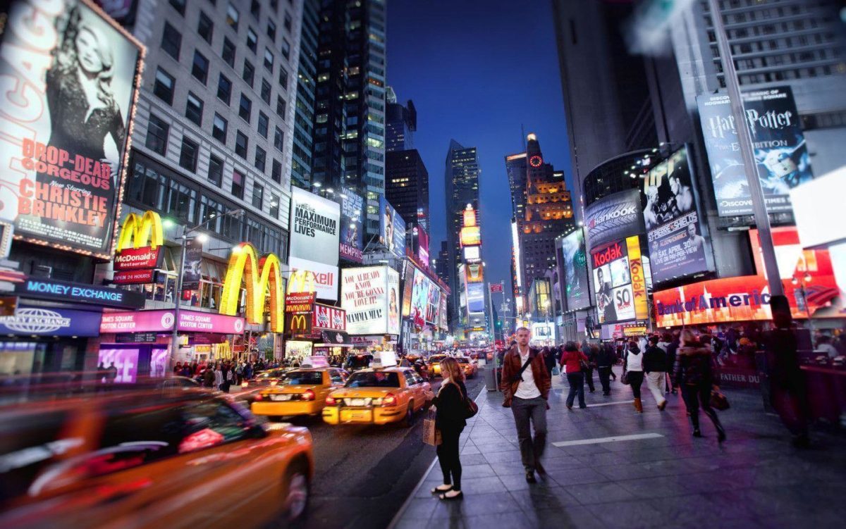 Down on Broadway', United States, New York City, Times Square …