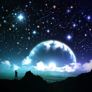 download Night Sky Stars Fantasy Wallpaper #5763 | Hdwidescreens.