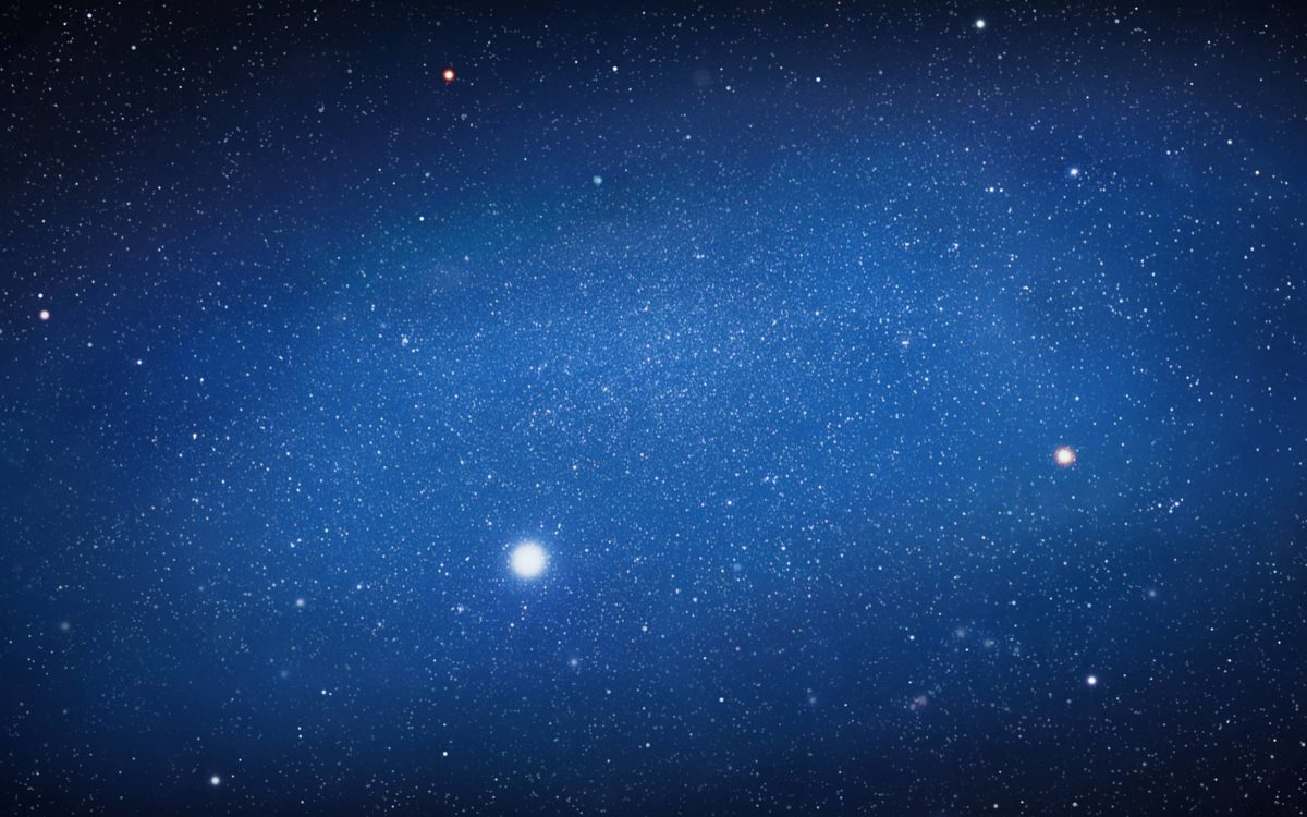 Images For > Blue Night Sky Stars Wallpaper