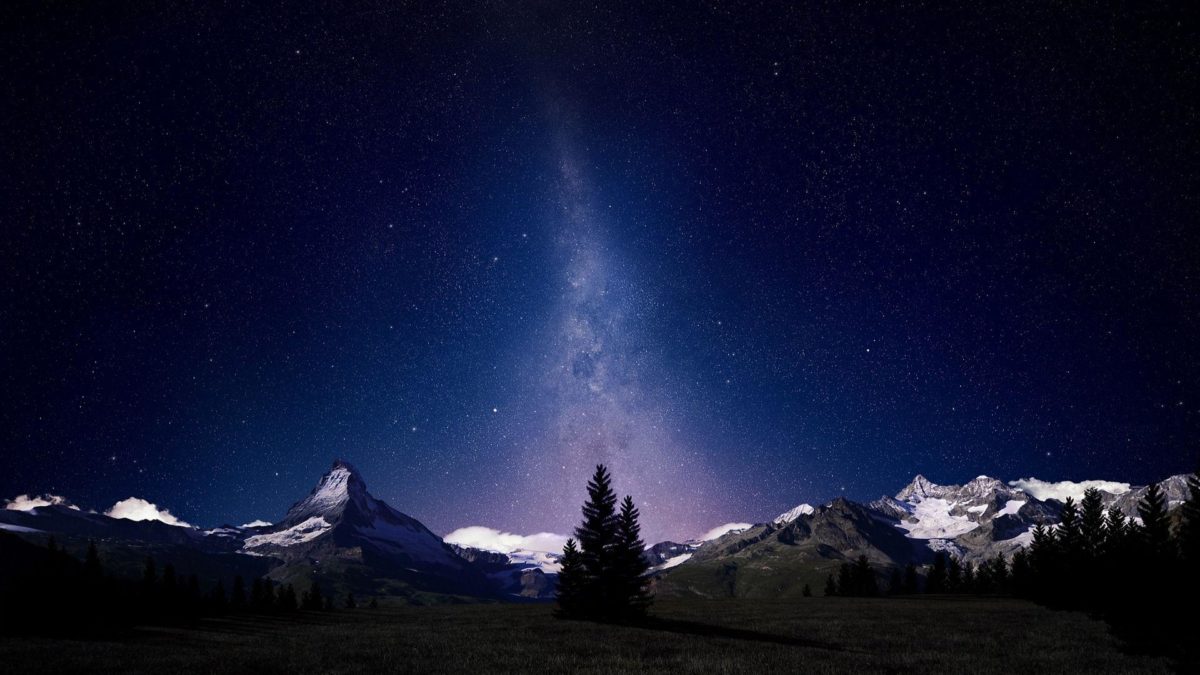 Wallpapers For > Real Night Sky Stars Wallpaper