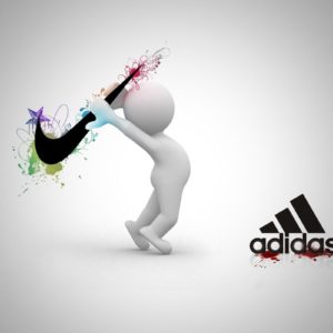 download Logo : Nike Adidas Creative Wallpaper 1600x2560px Nike Wallpaper …