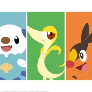 download Pokemon gen 5 starters wallpaper. #snivy #tepig #oshawott | Pokémon …