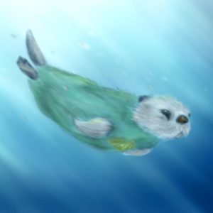 download SimplyWallpapers.com: Oshawott Pokemon otters water desktop bakcgrounds
