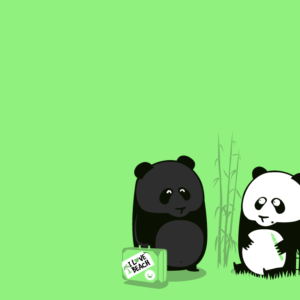download Animals For > Cute Panda Bear Cartoon Wallpaper