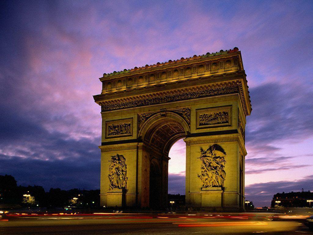 Arc De Triomphe Paris Desktop Wallpaper