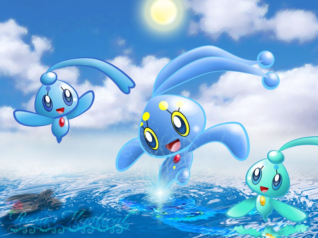 Manaphy and Phione by Rosa-Mystical on DeviantArt