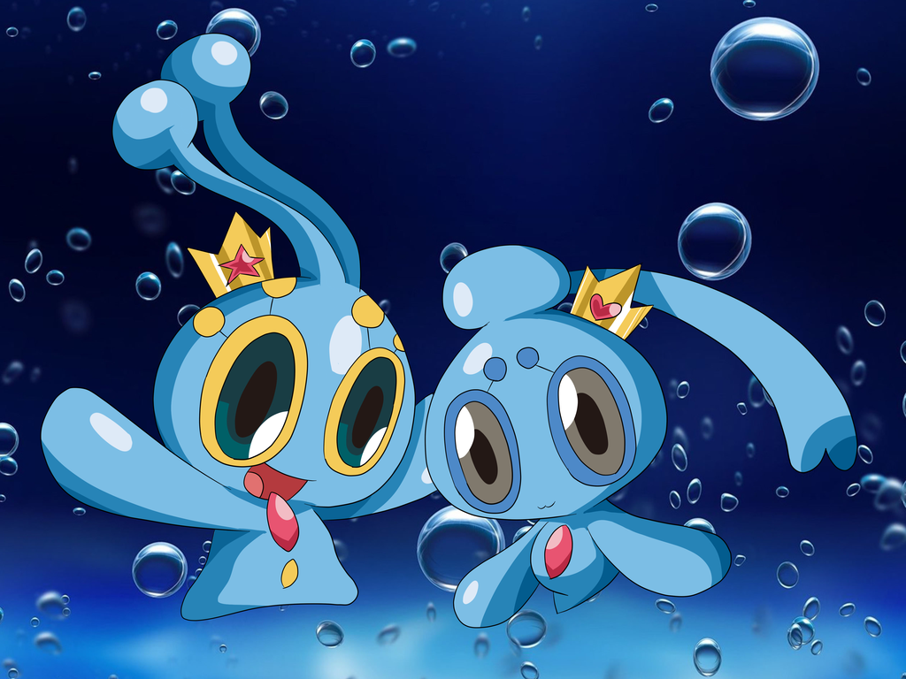 Prince Manaphy and Princess Phione by Alessia-Nin10doh on DeviantArt