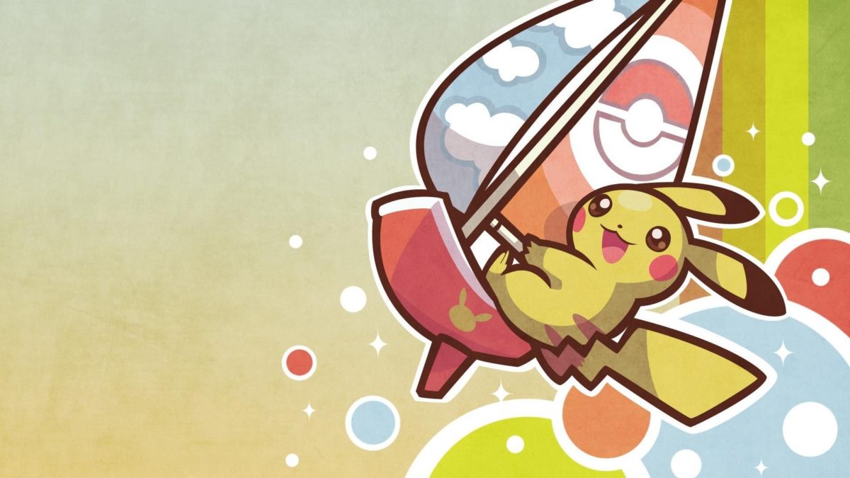Pokemon video games pikachu surfing pichu wallpaper | (74977)