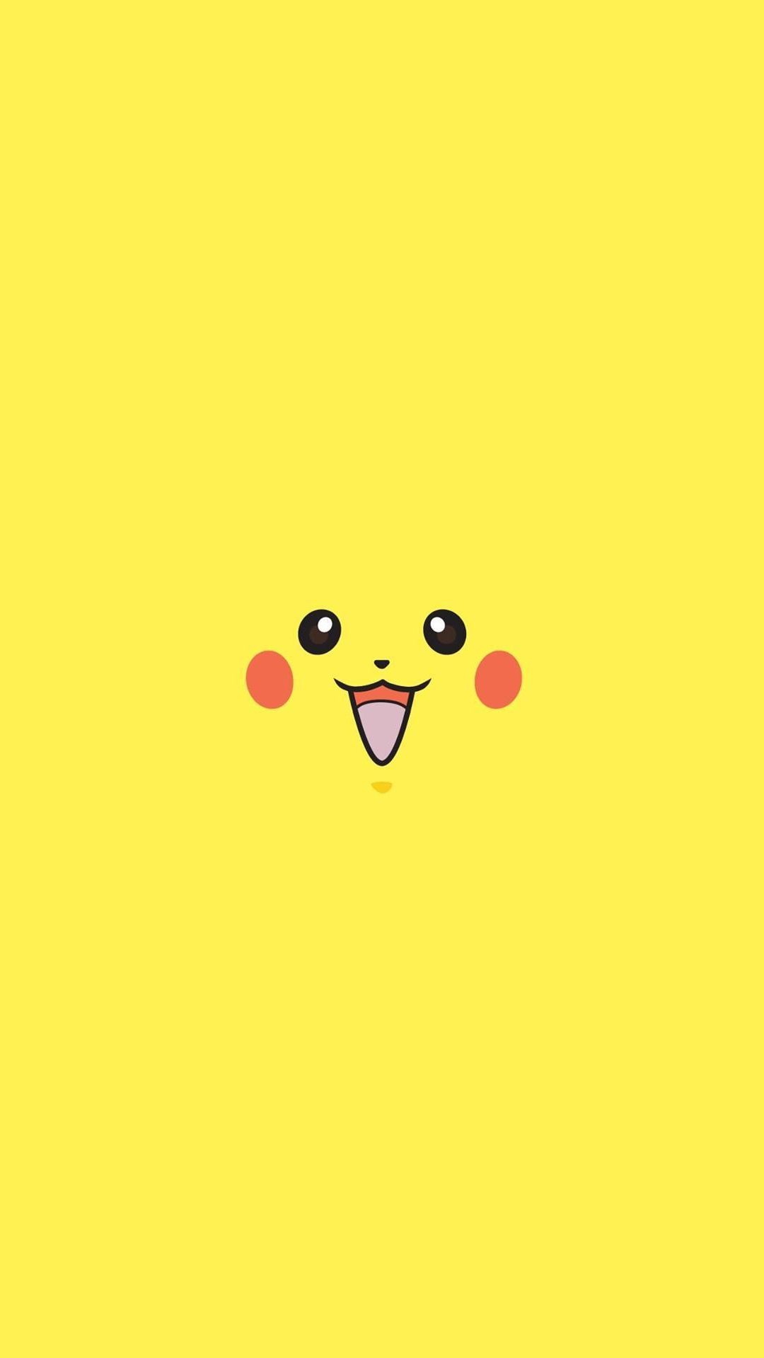Pikachu Pokemon Minimal Flat iPhone 6+ HD Wallpaper HD – Free …
