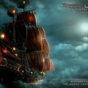 download Blackbeard's Ship in Pirates Of The Caribbean 4 Wallpapers | HD …