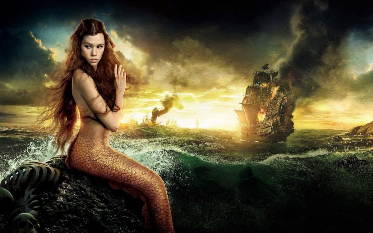 Pirates Of The Caribbean Beautiful Mermaid Desktop Wallpaper