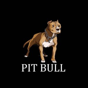 download Painted pit bull terrier wallpaper