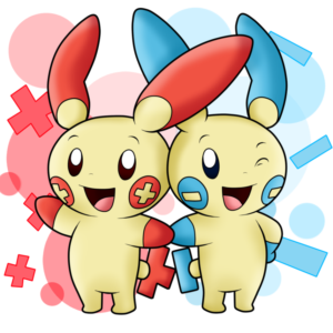 download AT with Hiyukee: Plusle and Minun by SuperLakitu on DeviantArt