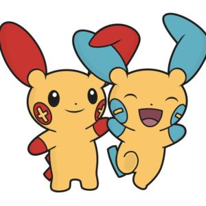 download Plusle and Minun by Elenwae on DeviantArt