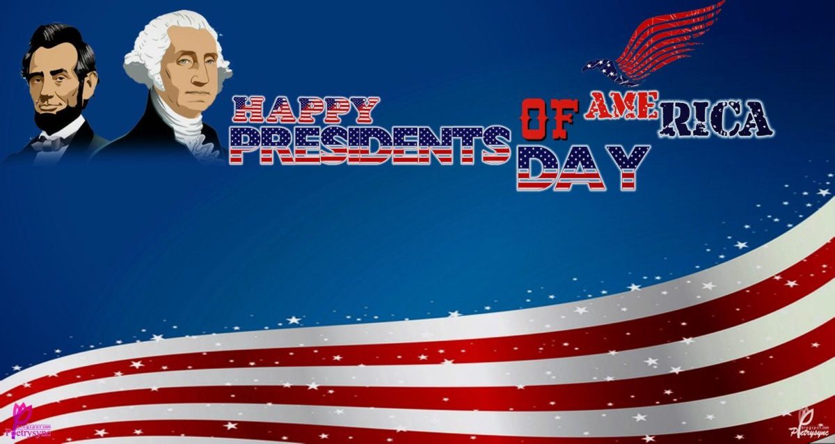 poster illustration of presidents day in the united states of …