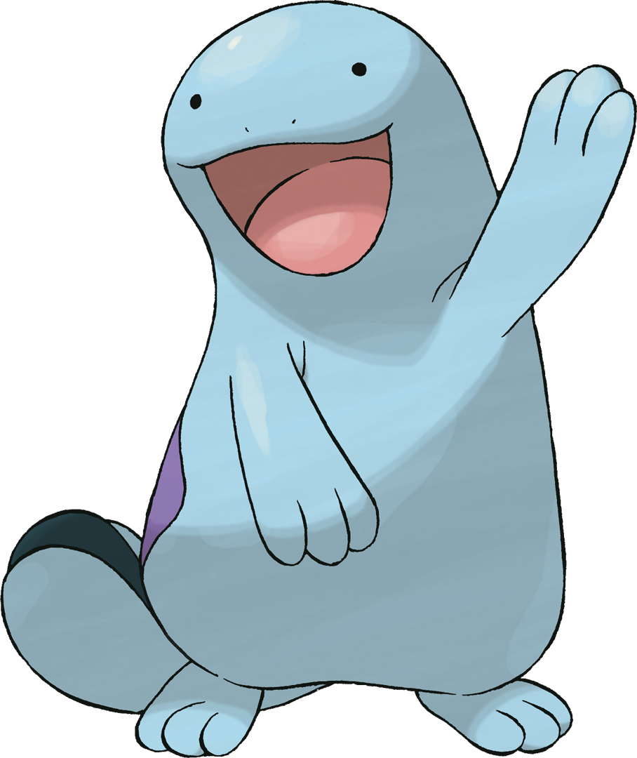 Quagsire has an awesome face. That’s all there is to it. He’s a …