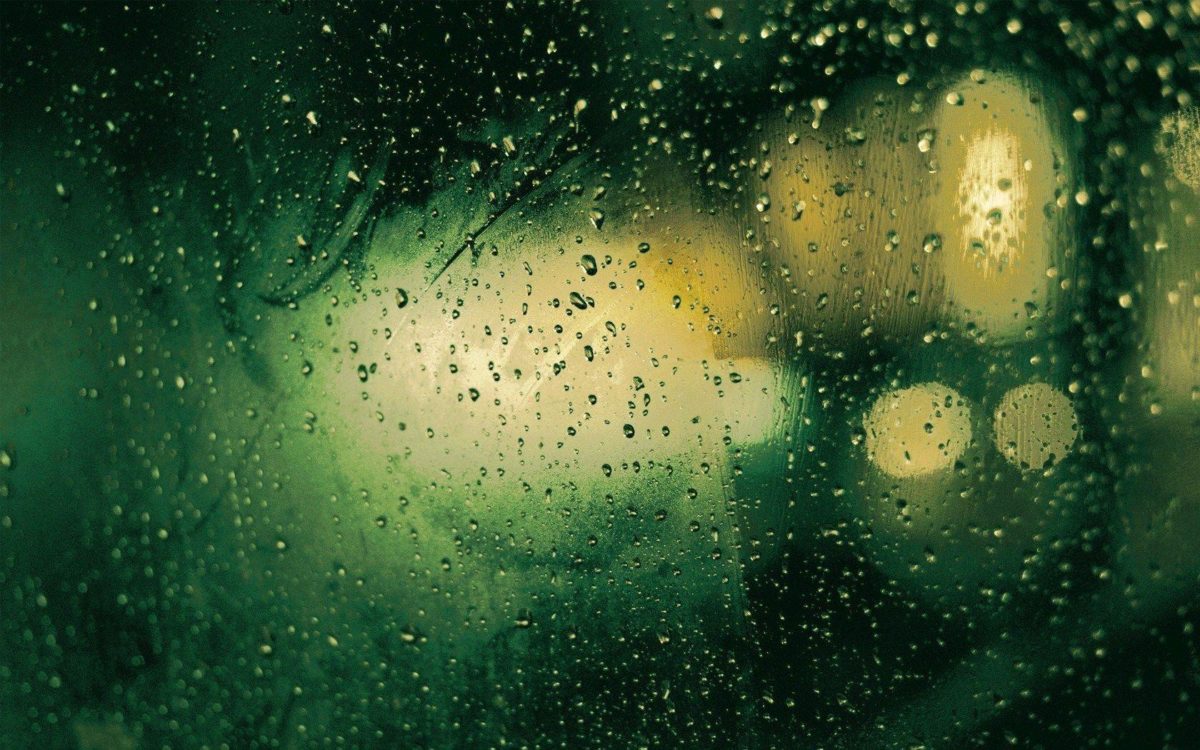 Window Rain Drops Night Lights HD Wallpaper – ZoomWalls