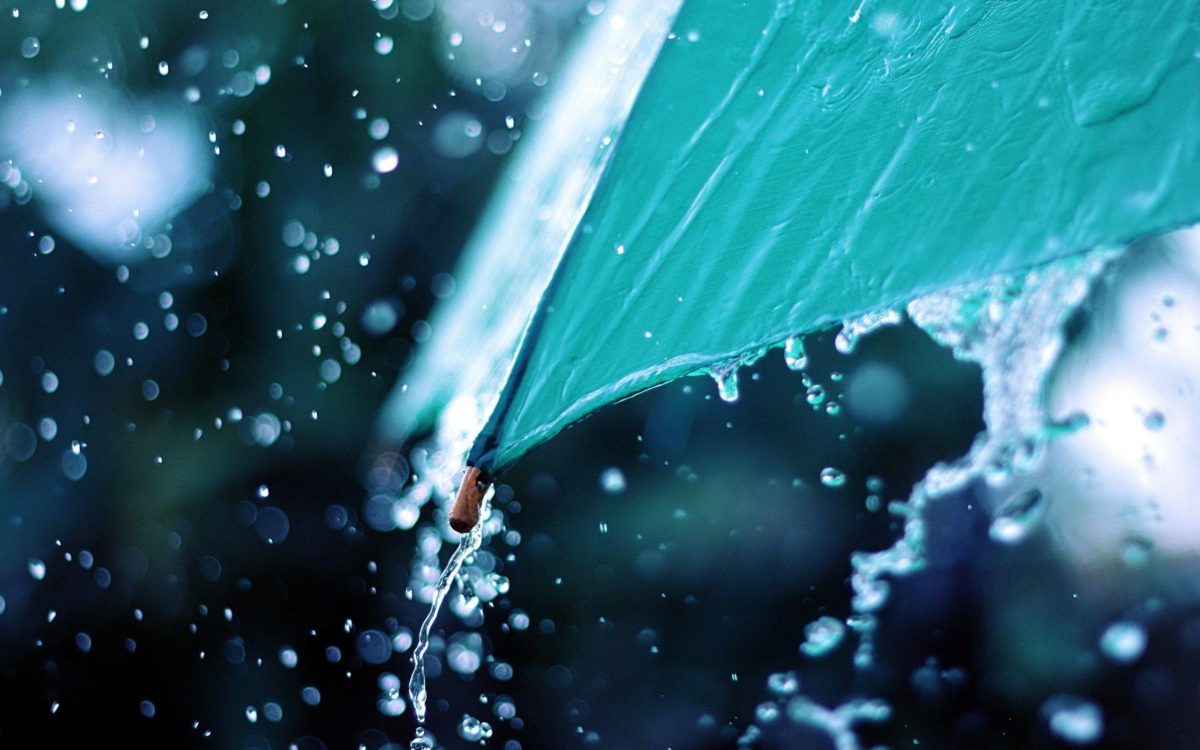 Water Flows From Umbrella Rain HD Wallpaper – ZoomWalls