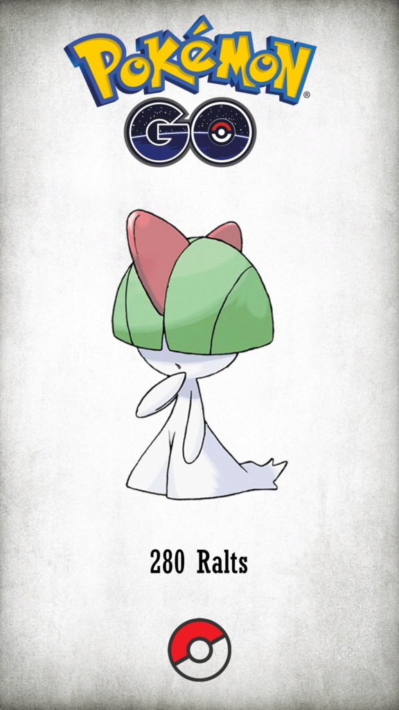 280 Character Ralts | Wallpaper