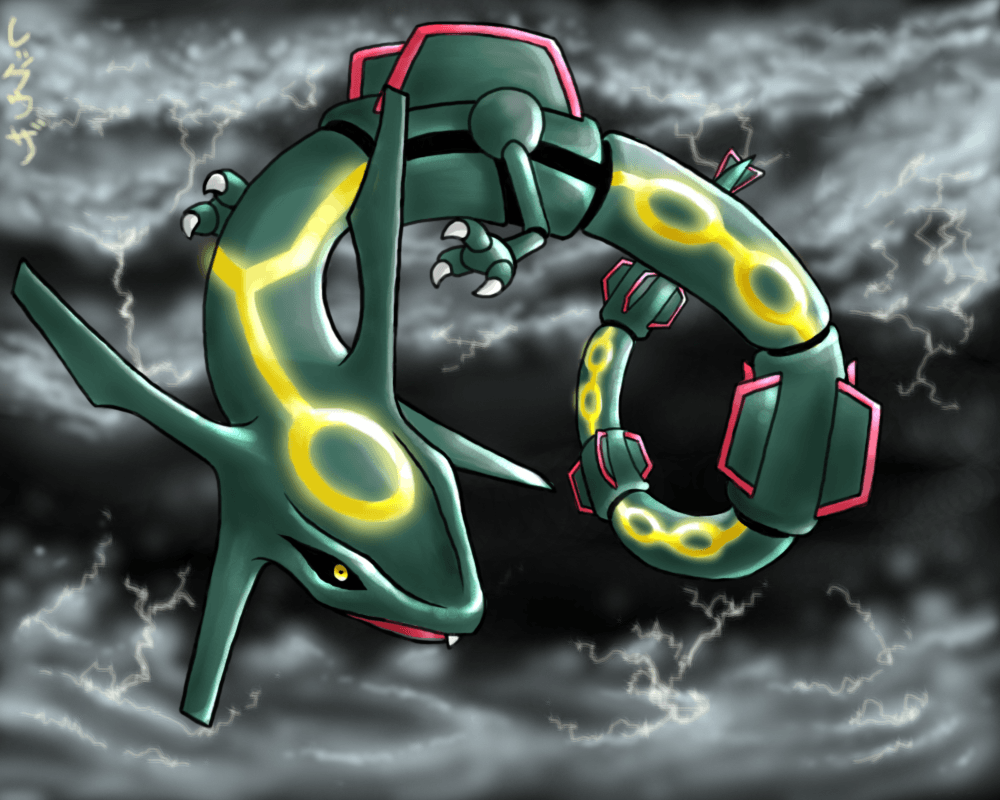 Rayquaza In Pokemon : Kids Coloring – europe-travel-guides.com