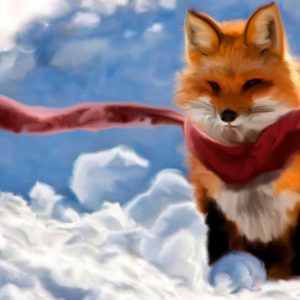 download Red fox paint Wallpapers | Pictures