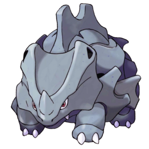 download Rhyhorn – 111 – Strong, but not too bright, this Pokémon can …