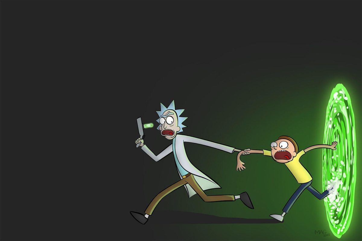 Rick and Morty_01 (Duel Monitor Wallpaper) by MikeAGar85 on Newgrounds