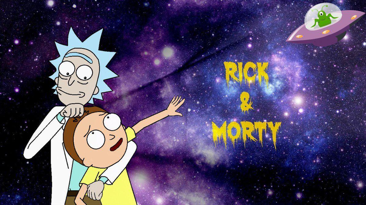 Rick And Morty Space and Aliens Wallpaper by Roxy1049 on DeviantArt