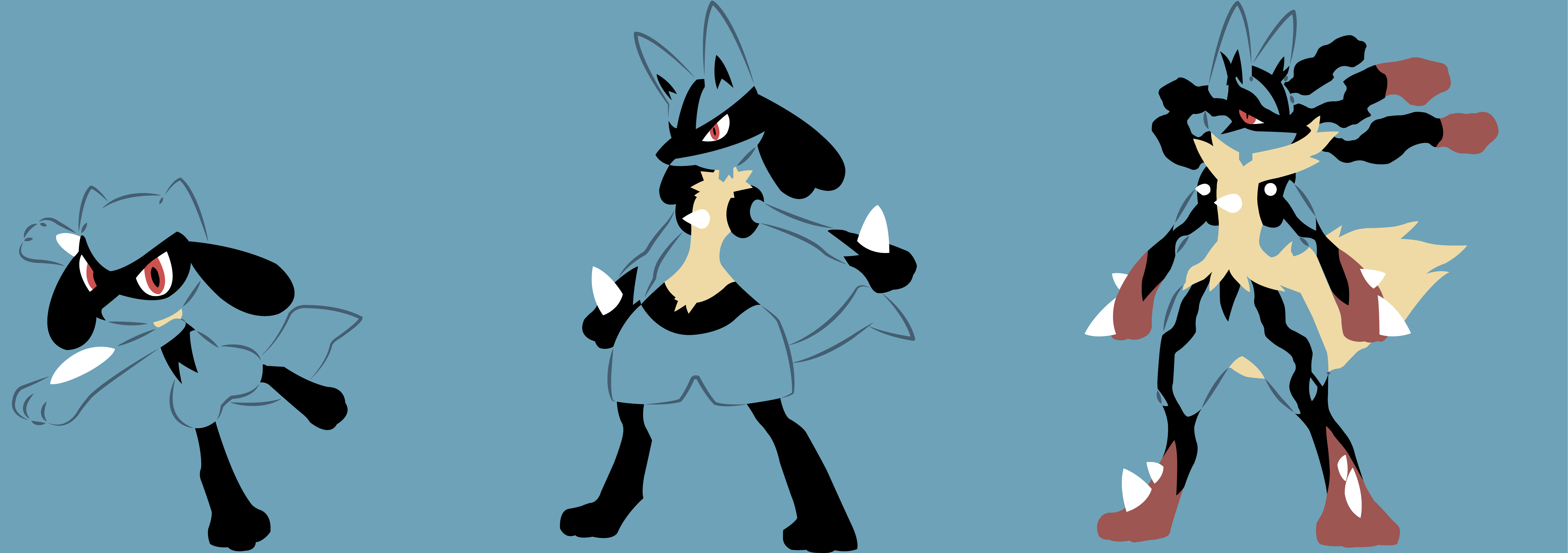 Riolu Lucario Mega Lucario By Suicideparker On Deviantart