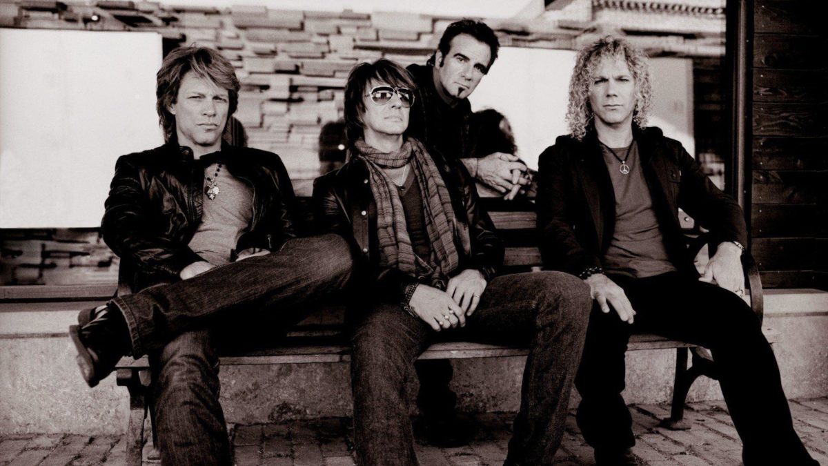 Bon Jovi Rock n Roll Band music background in 1920×1080 resolution …