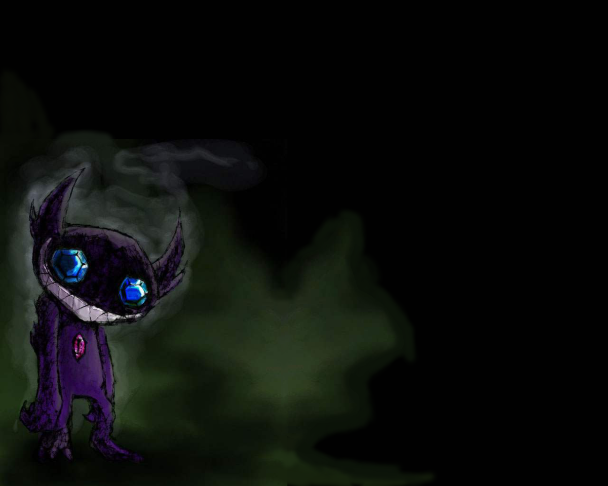 I made a wallpaper version of a awesome Sableye picture : pokemon