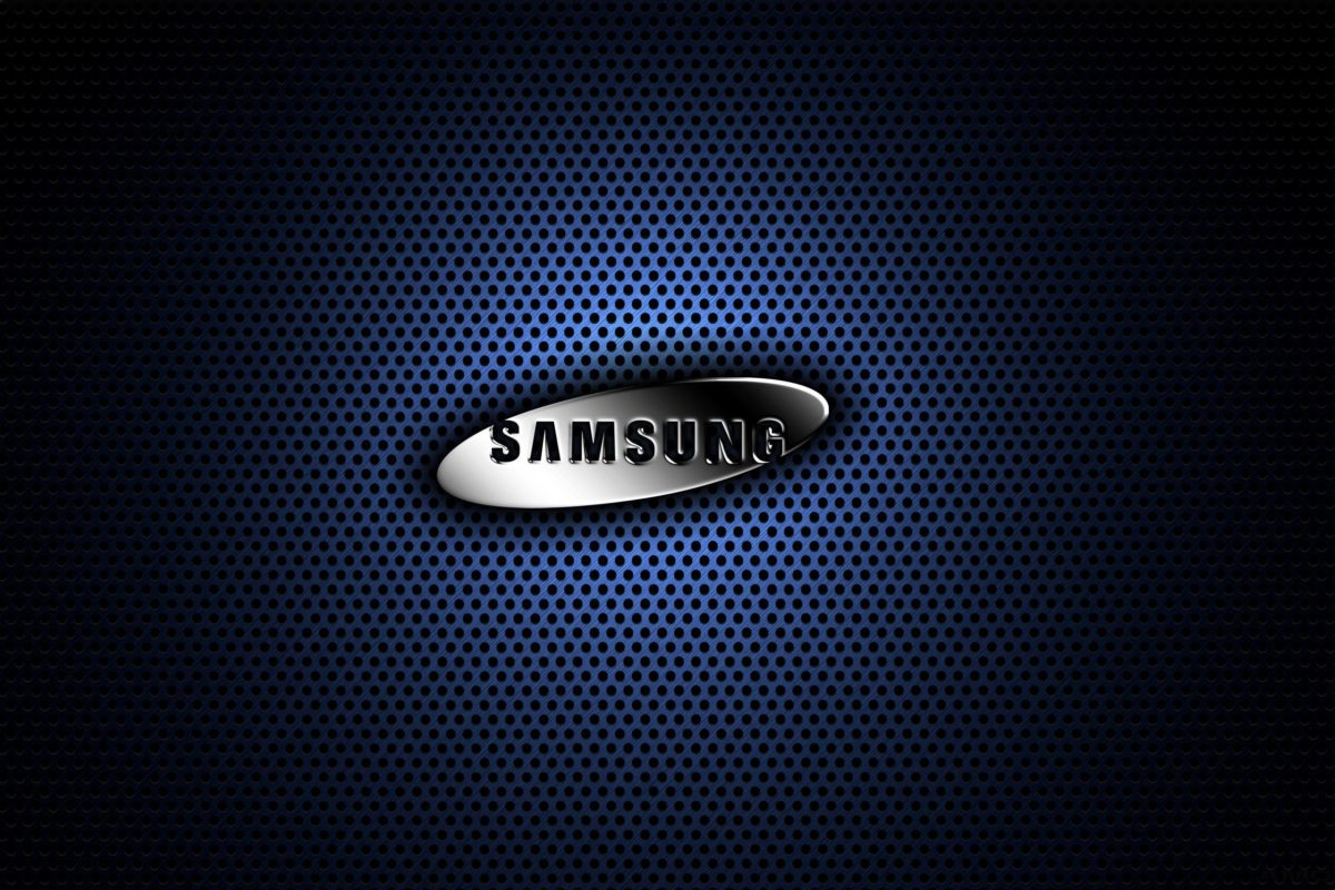 Samsung-Blue-Metal-Logo-Wallpaper-HD | TechFreaksNL