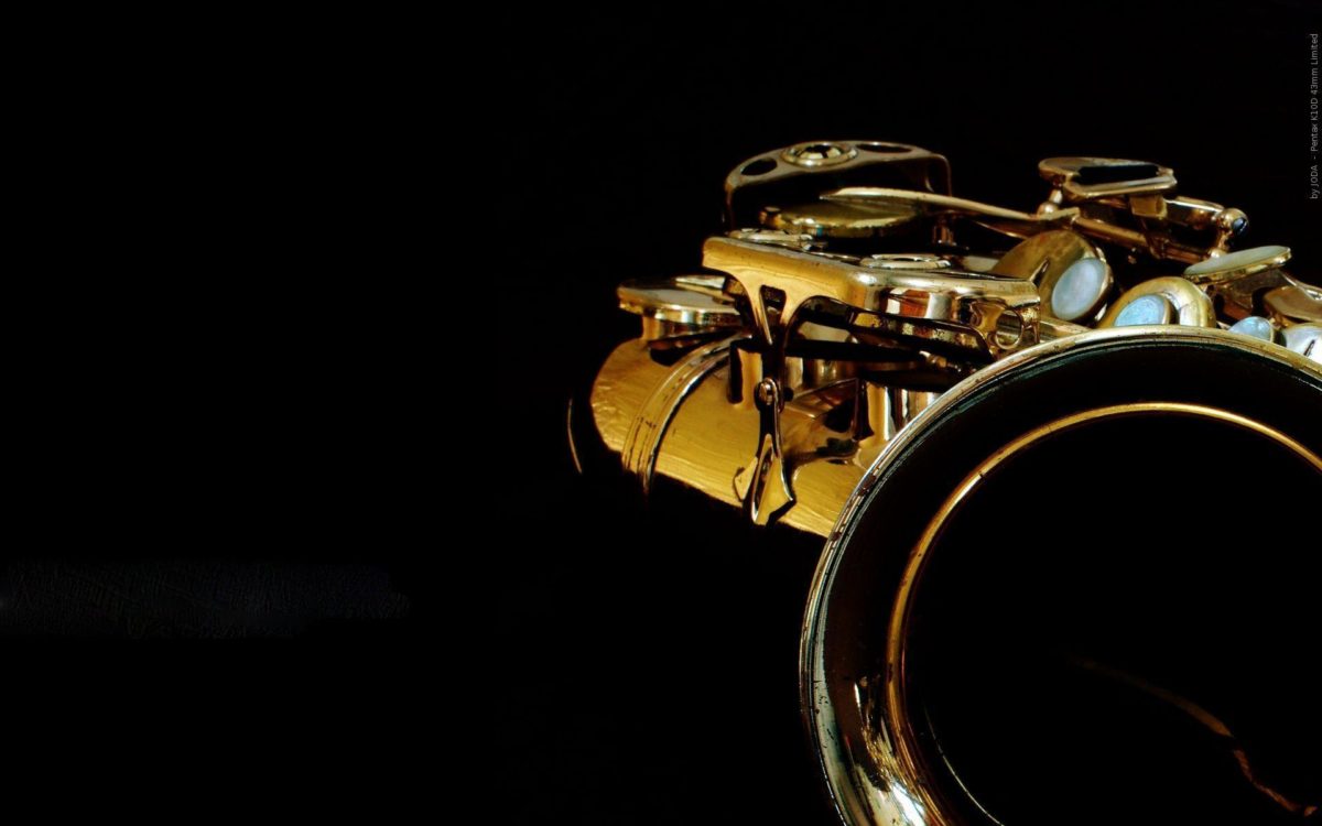 Shiny Saxophone iPhone Wallpaper high res theme.
