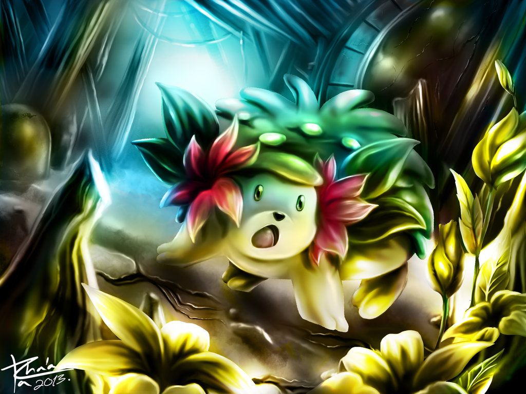 THE LIGHT OF SHAYMIN by TrachaaArMy on DeviantArt