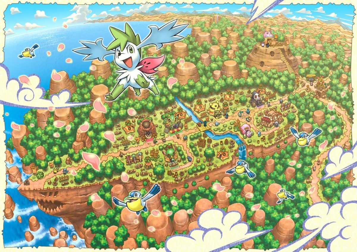 Pokemon Mystery Dungeon images Explore of Sky-Shaymin HD wallpaper …
