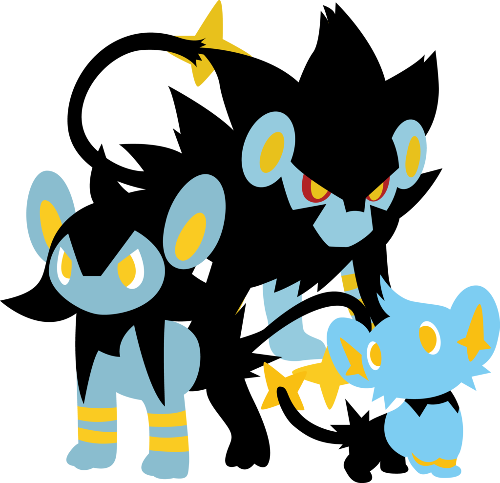 Luxray luxio and shinx (Sparky) by Andie200 on DeviantArt