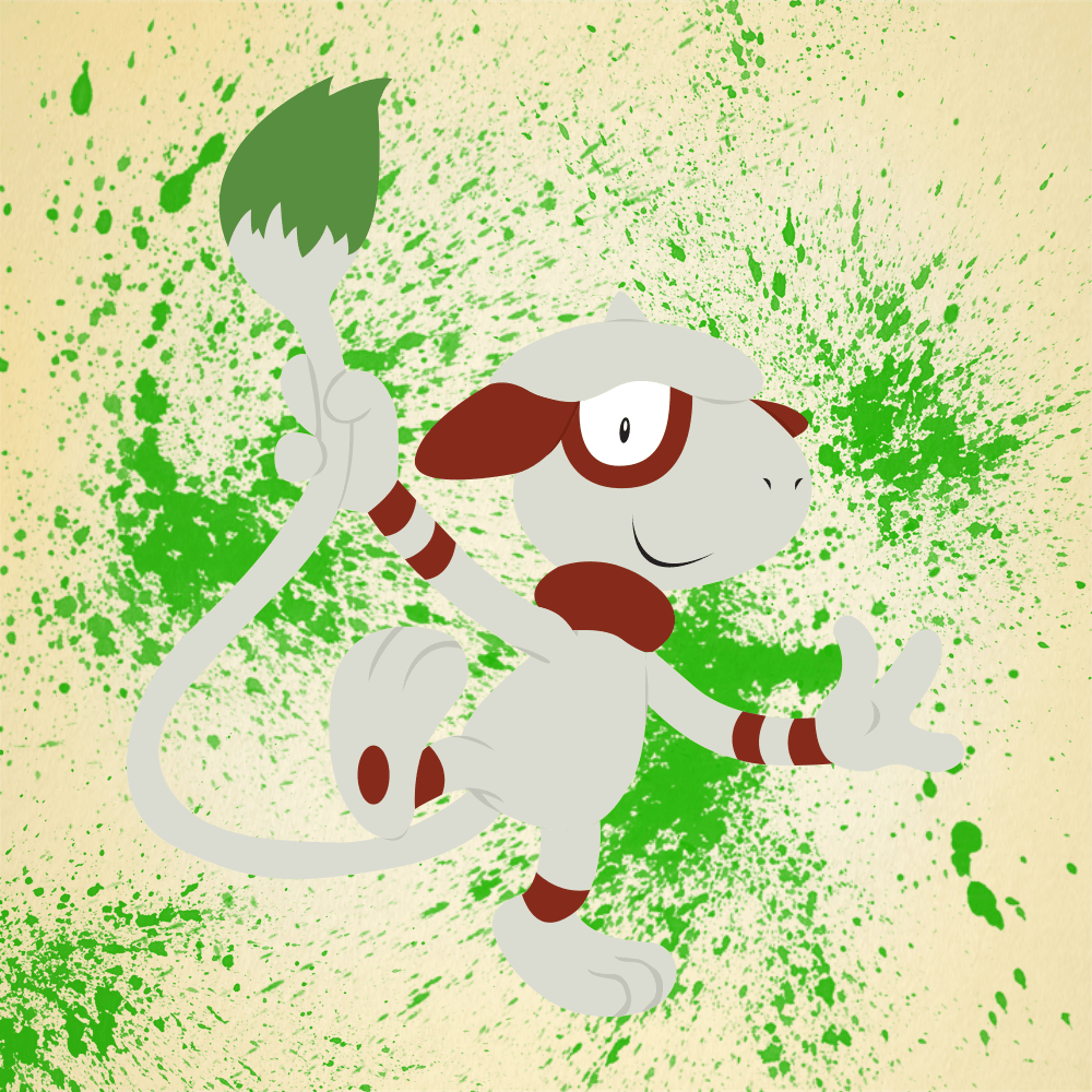 Vector Smeargle (With Background) by Patofilio on DeviantArt