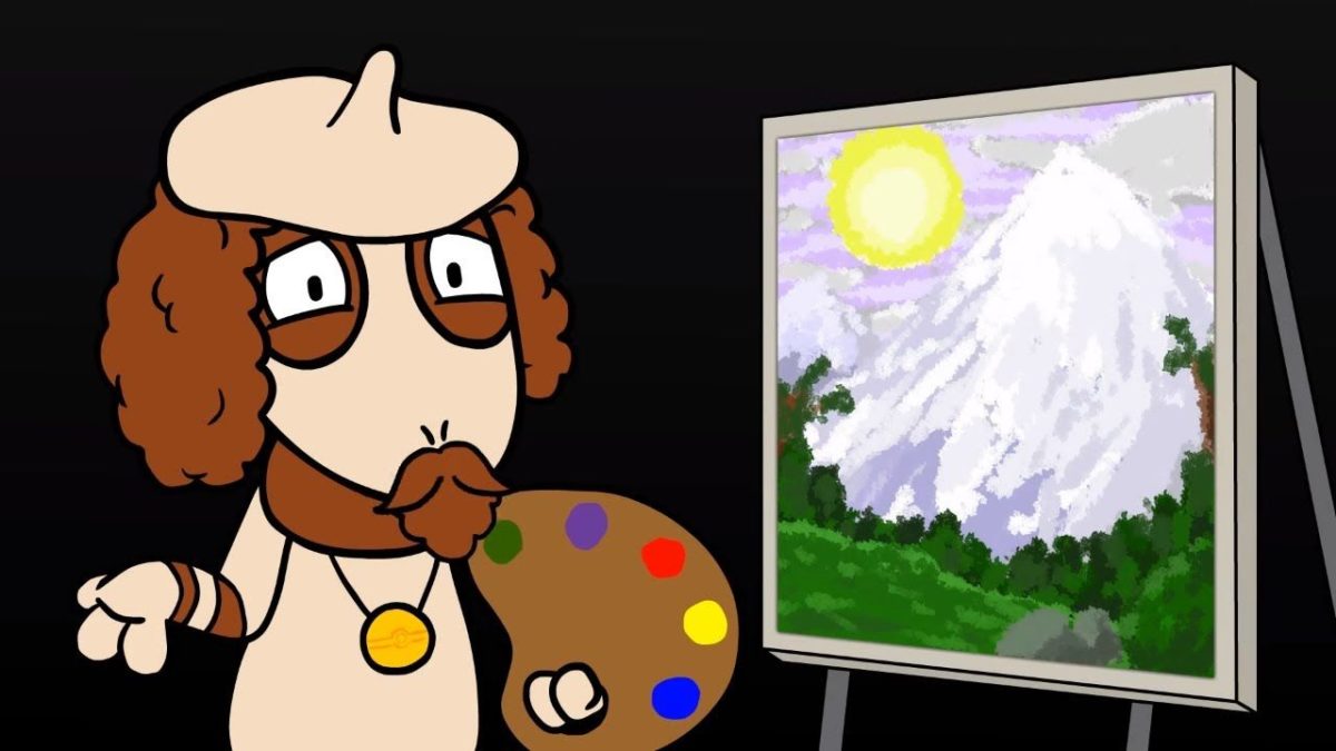Painting in Pallet Town with Bob Smeargle (Bob Ross/Pokemon Parody …
