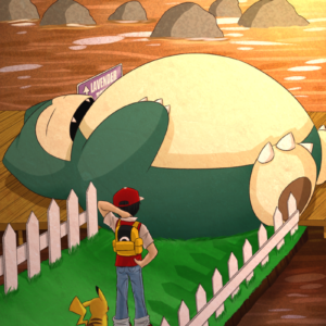 download A Sleeping Snorlax Blocks The Path Wallpaper Free » Gamers …