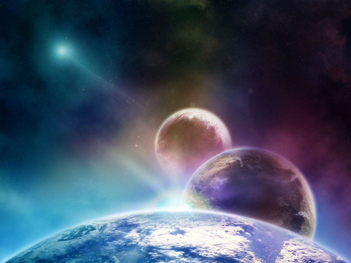3 Planets Wallpaper Space Nature