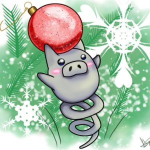 download Pokemon Christmas 07 – Spoink by StormeyesFox on DeviantArt