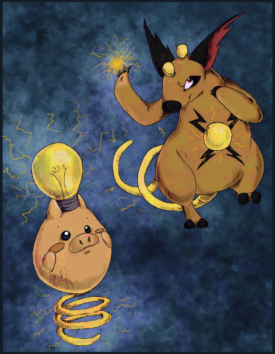 Electric Spoink and Grumpig by Leaf-of-Dawn on DeviantArt